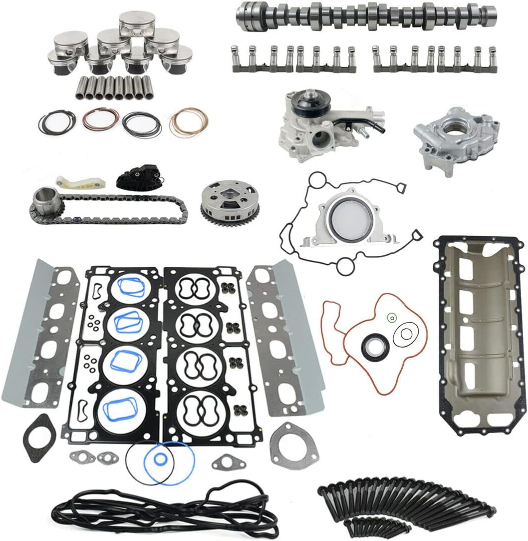 Camshaft Lifter Kit with Water Pump Timing Chain Kit for Dodge Ram 1500 5.7L V8 HEMI 2009-2019 E361