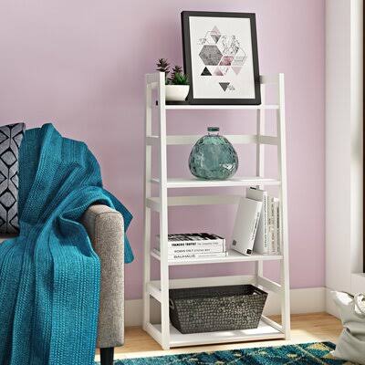 White Standard Bookcase D222086
