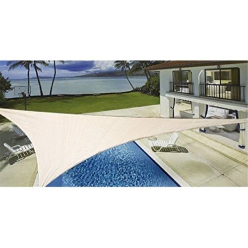 Sand Color 16 ft Oversized Sun Shade Sail Canopy L482721