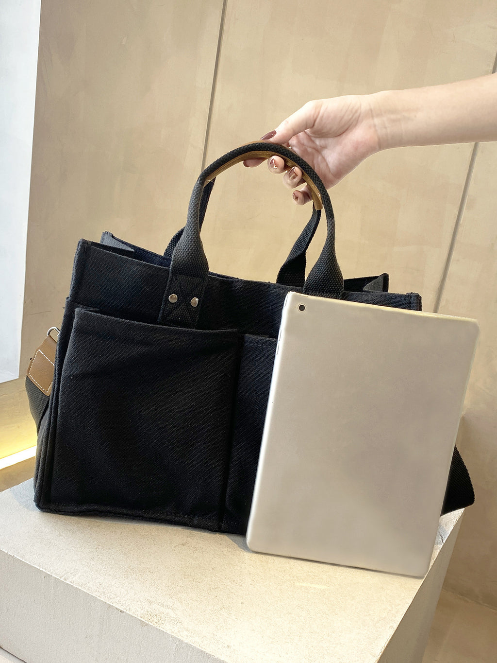 Canvas Large Capacity Tote Bag G765