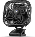 18000mAh Rechargeable 8-inch Clip on Fan with Light R287409