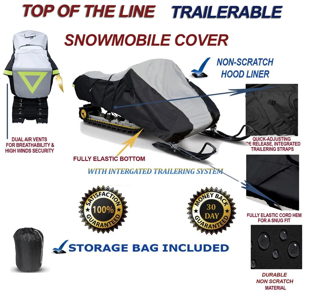 600D Snowmobile Travel and Storage Cover U45787