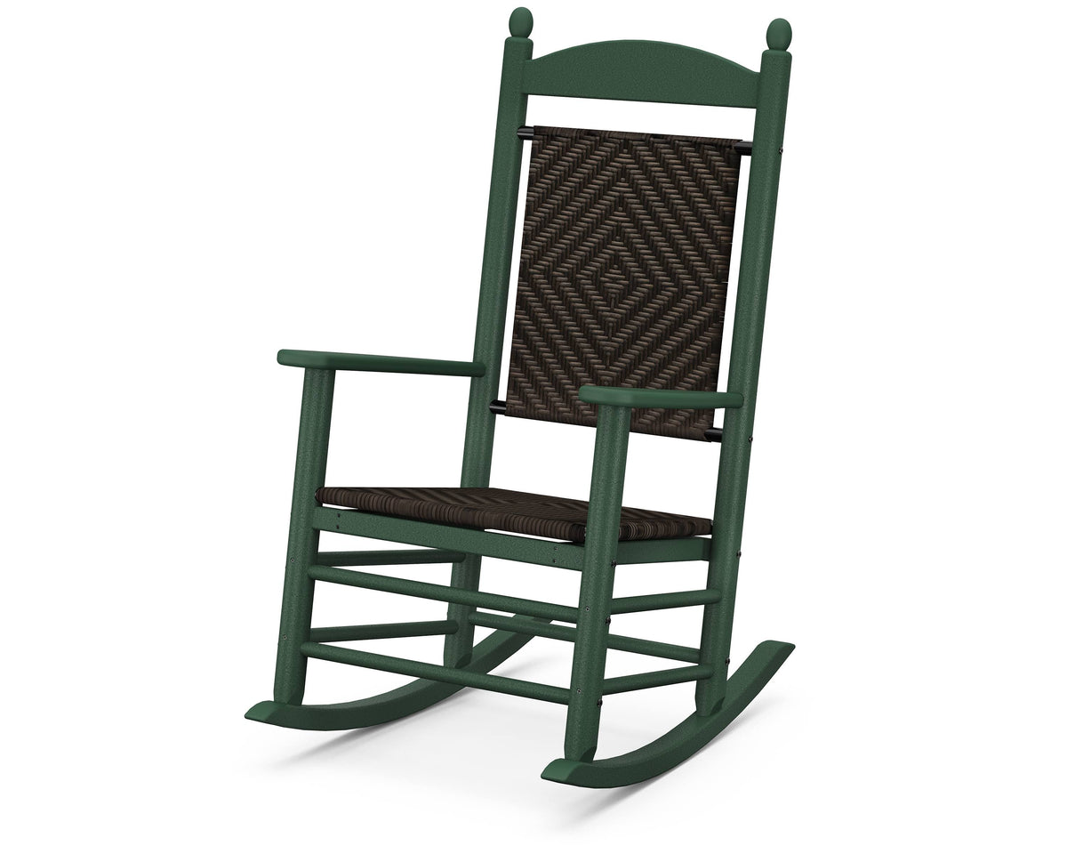 Green Woven Rocker I7361