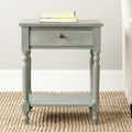 Steel Teal Accent Table X193