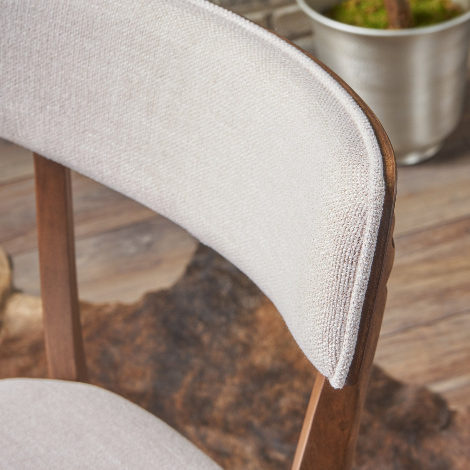 Fabric Dining Chairs - Set of 2 H225
