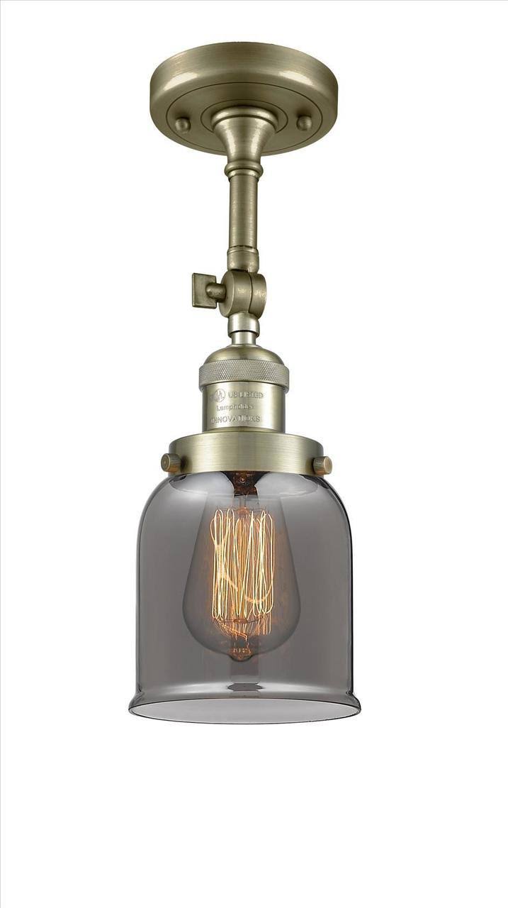 Antique Brass Semi Flush Mount Light K6922