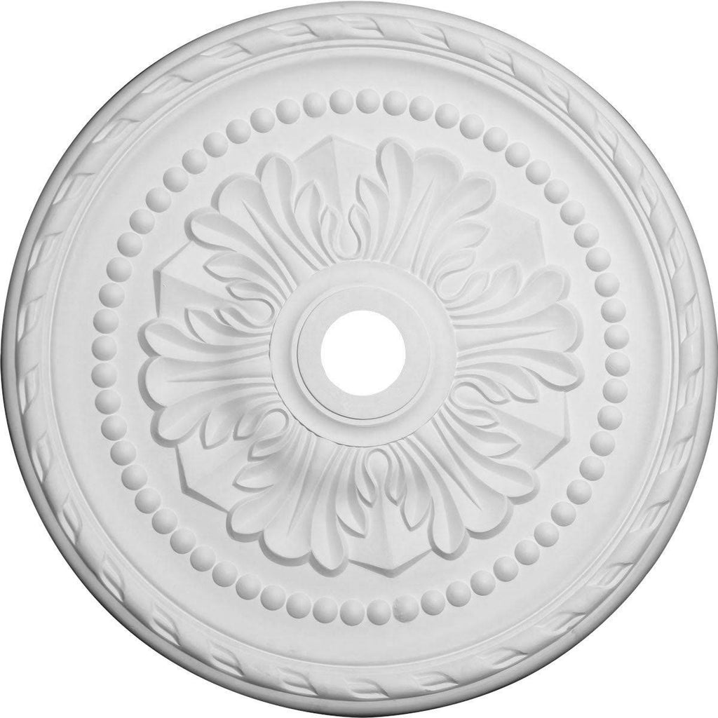 31 1/2x22OD x 3 5/8x22ID x 1 3/4x22P Ceiling Medallion Hand-Painted Witch Hazel Crackle L736395