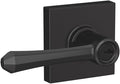 Matte Black Keyed Entry Lever Lock Pack of 2 I66206