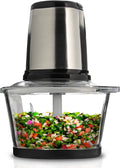 Stainless Steel Food Processor with Glass Bowl P81981