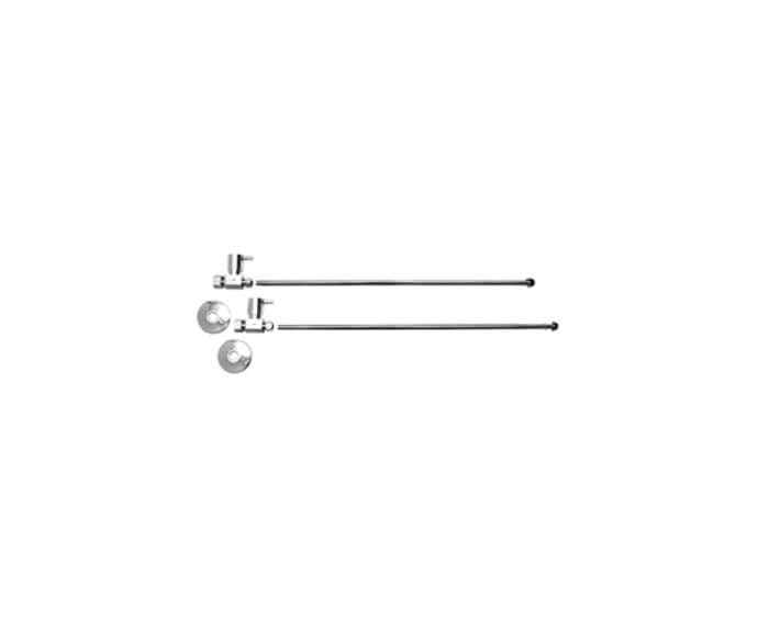 Satin Brass Lever Handle Compression Supply Kit I91101