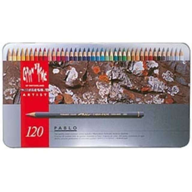 Colored Pencil Set of 120 Metal Box C5970