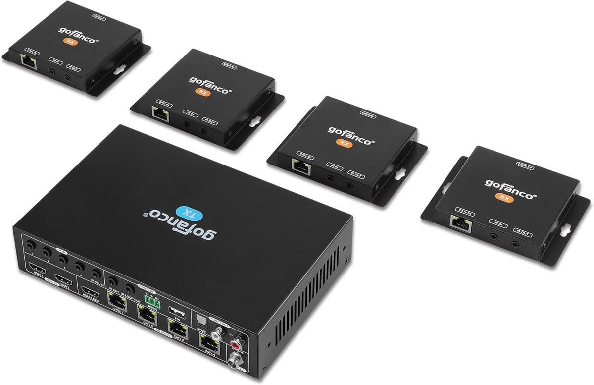 HDMI 2.0 2x4 Splitter/Extender with CAT Extension, 4K 60Hz J15470