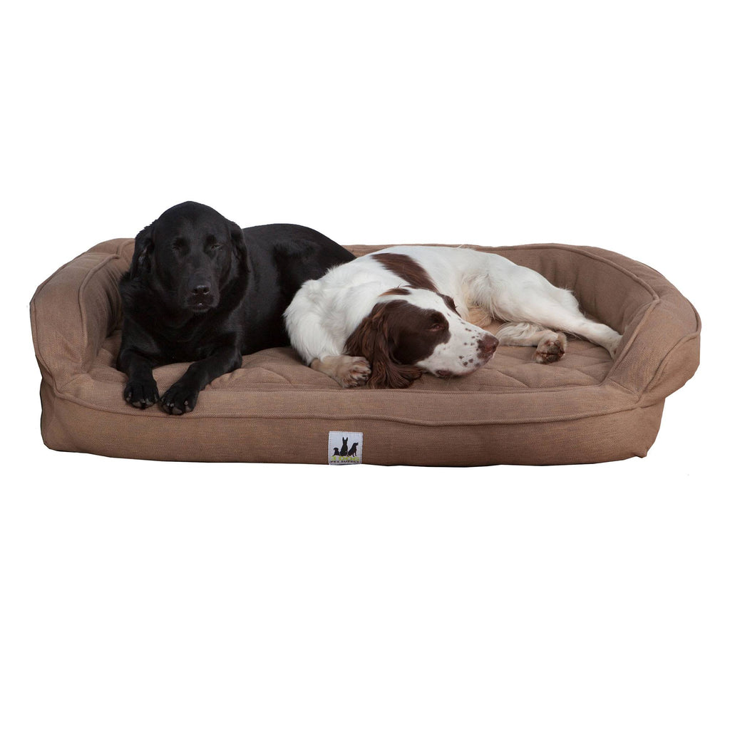 Brown Memory Foam Dog Bed R1843