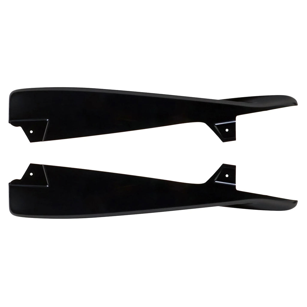 Unpainted Black ABS Side Skirt Spats 2Pieces Z941648