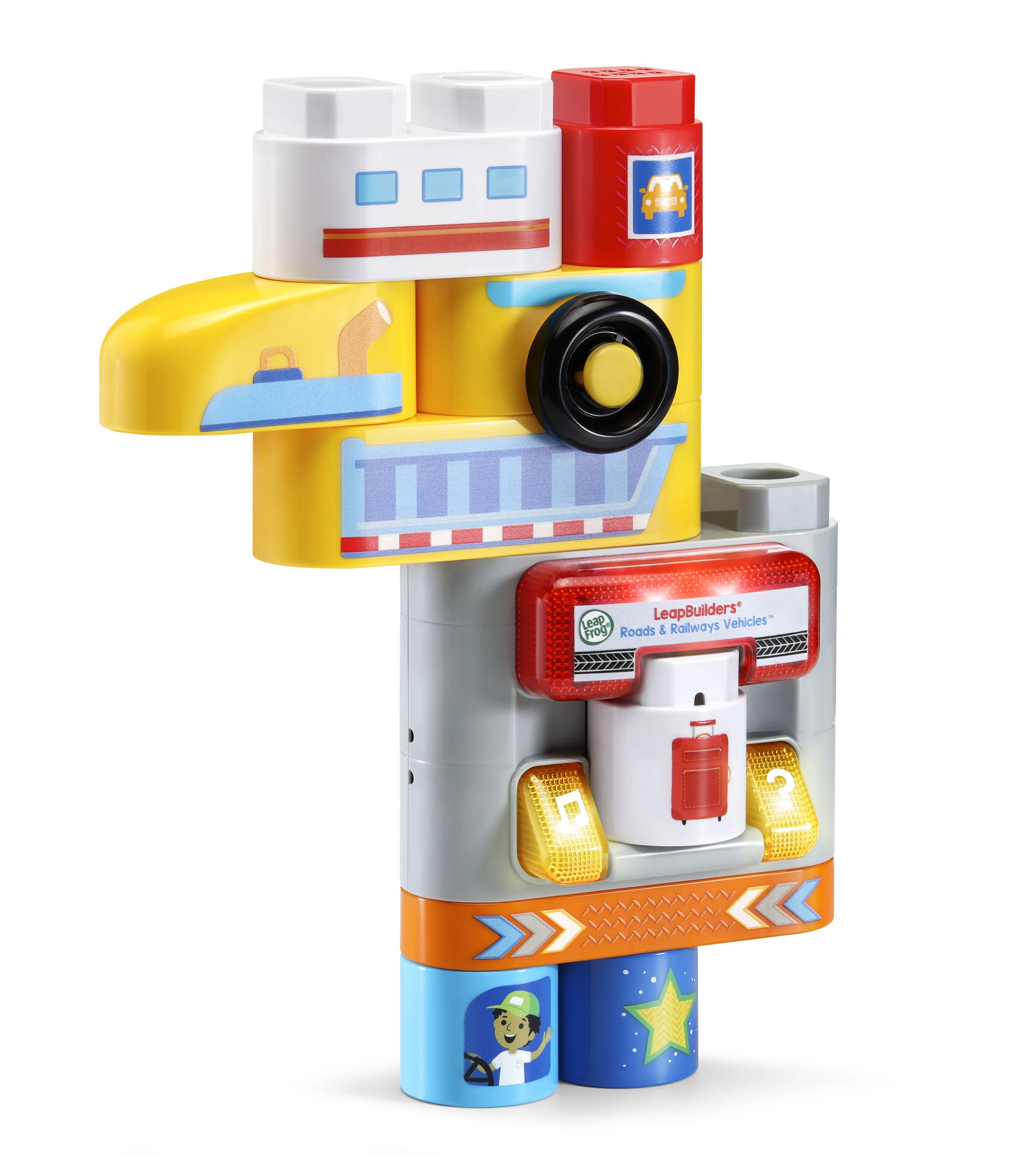LeapBuilders Roads and Railways Vehicles With Smart Star I9586