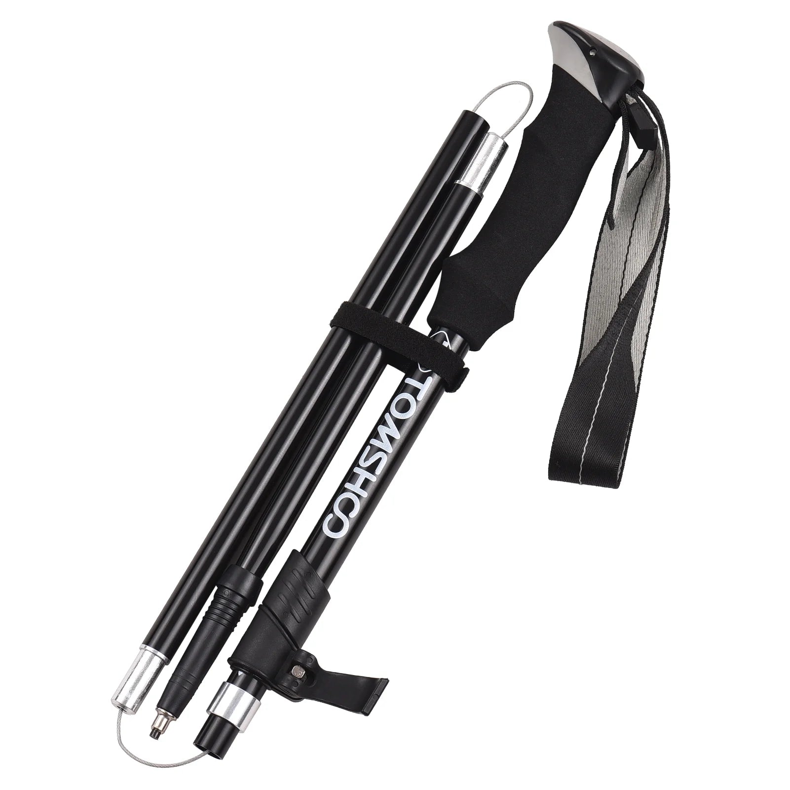 Trekking Pole Set Lightweight Five fold Walking Stick E362145