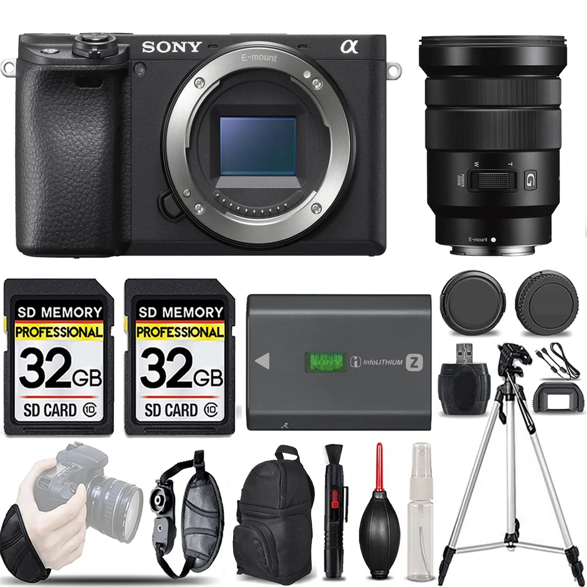 Sony a6400 Mirrorless Camera with 18-105mm f/4 G OSS Lens R1349
