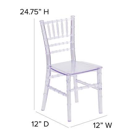 10 Pack Transparent Chiavari Chair T778