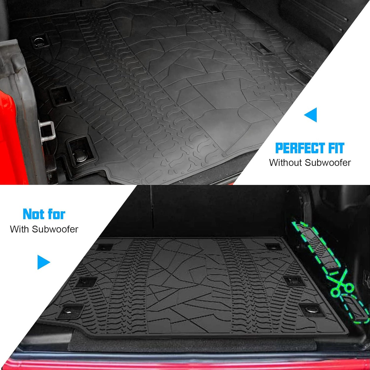 Black All-Weather Trunk Cargo Mat A984788