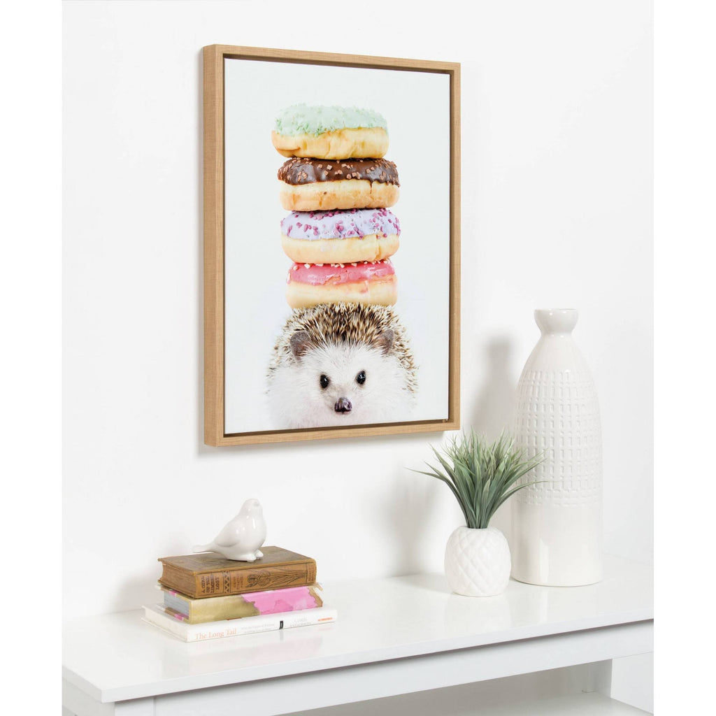 Natural Framed Canvas L778