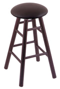 Dark Cherry Finish Counter Stool with Espresso Seat L2747