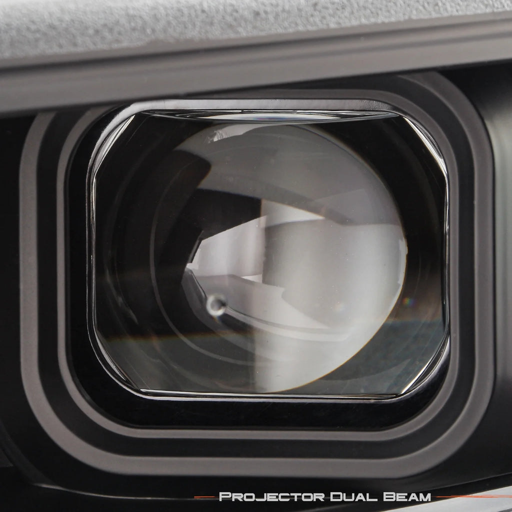 Black LED Projector Headlights Pair F182169