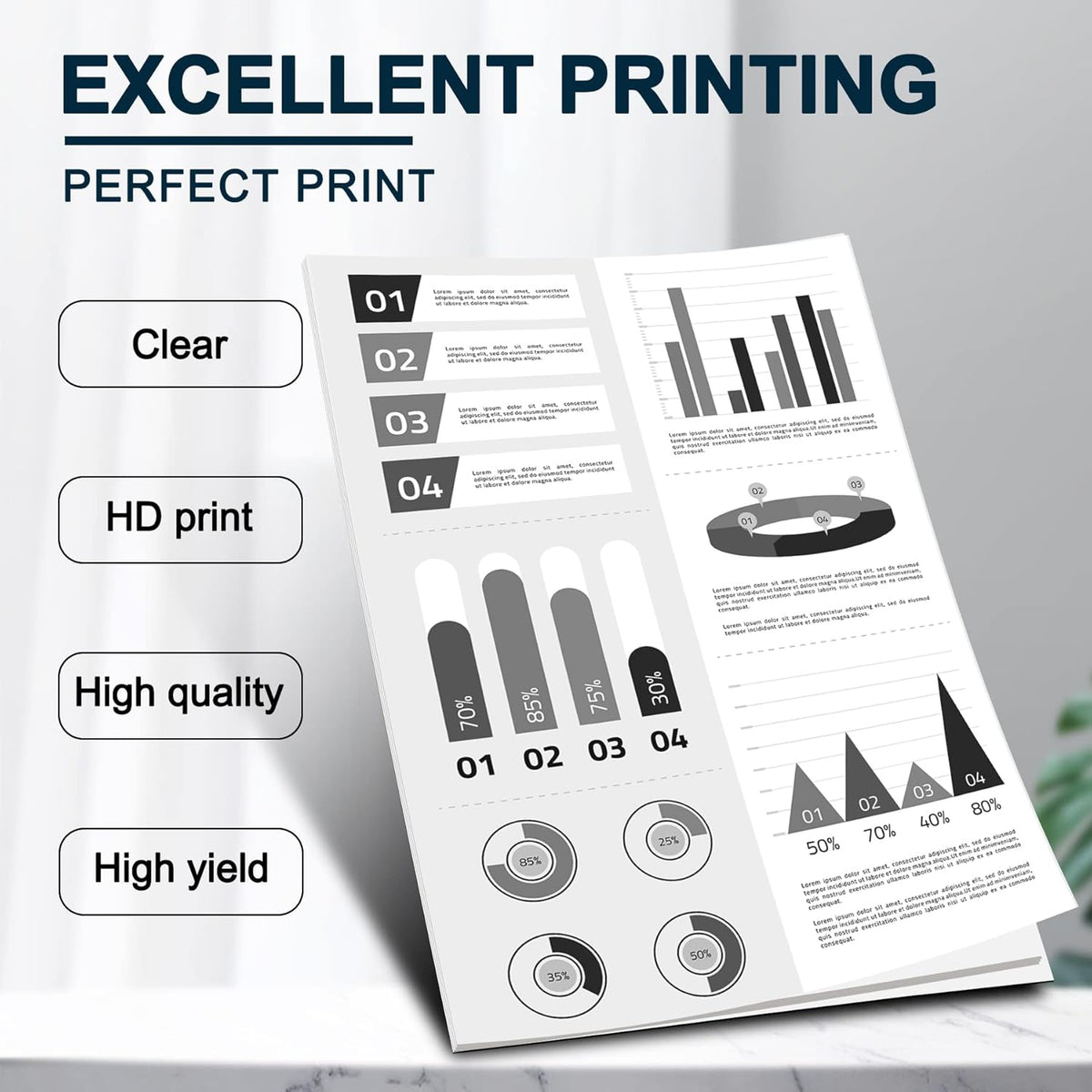3 Pack Black High Yield Toner Cartridge F862