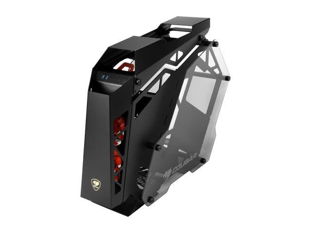 Aluminum ATX Mid Tower Tempered Glass Gaming Case with LED Fan S18338
