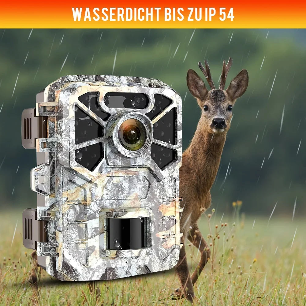 30MP 2K Infrared Night Vision Waterproof Trail Camera with 120° Wide Angle Lens H3039