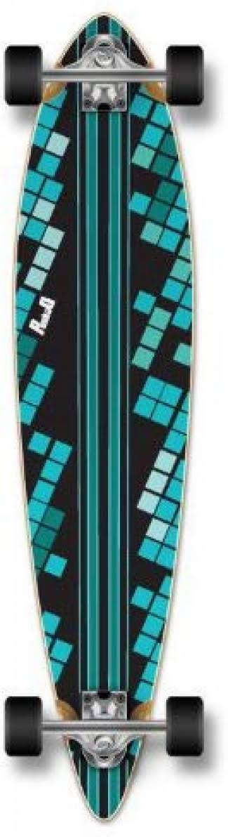 Black Digital Wave Longboard Complete W287