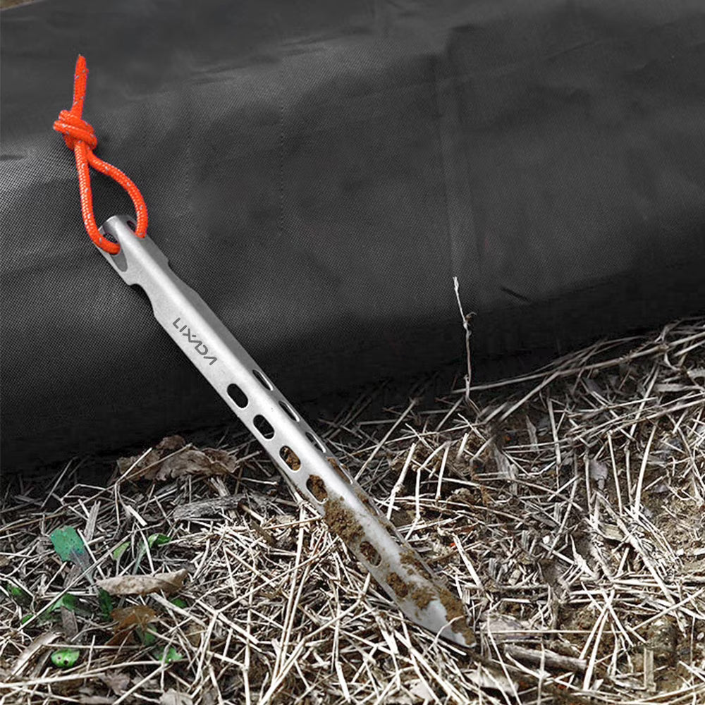 Windproof 6/8/12 V-shaped Alloy Tent Stakes E348474