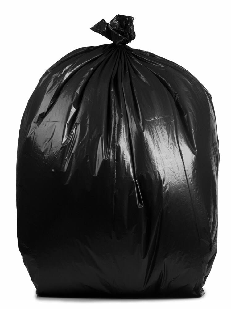 Black 95 Gallon 1.5 mil Garbage Bags W868