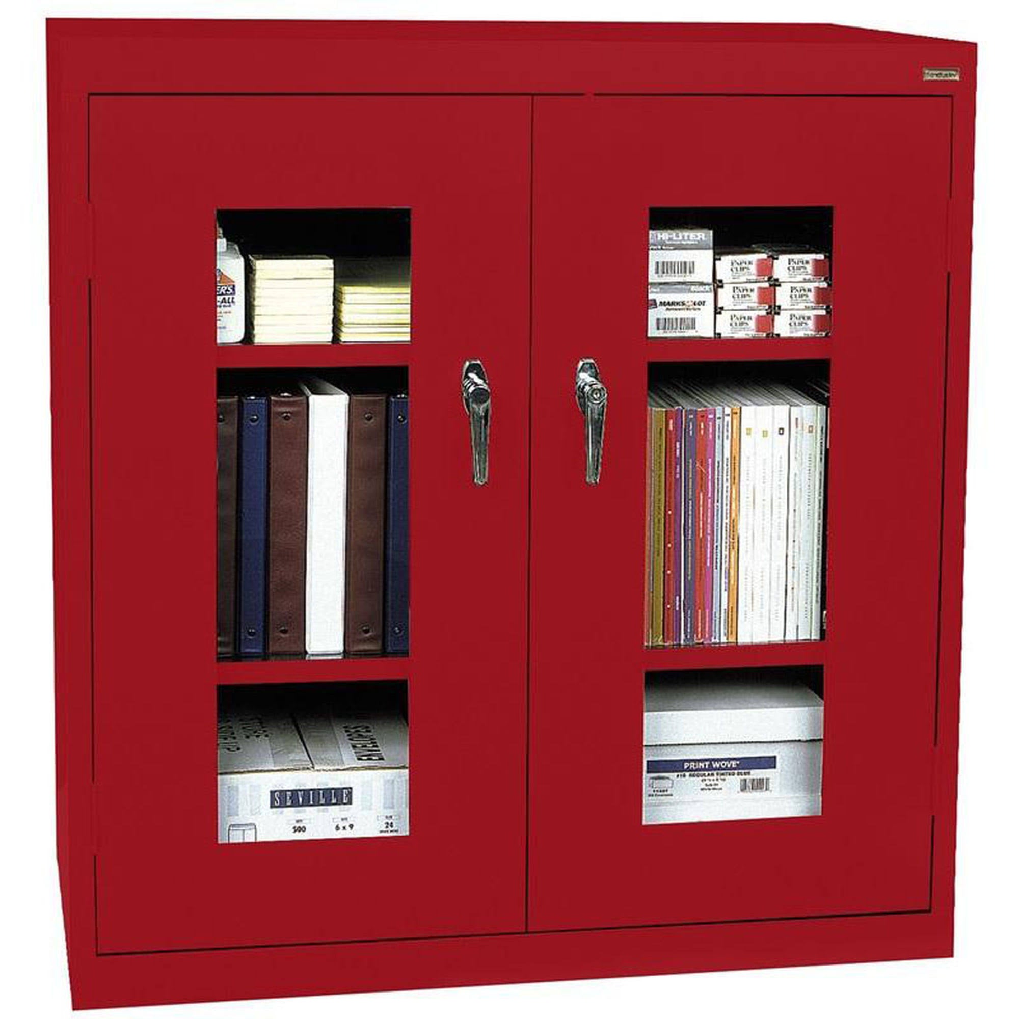 Red Counter Height Cabinet M52021