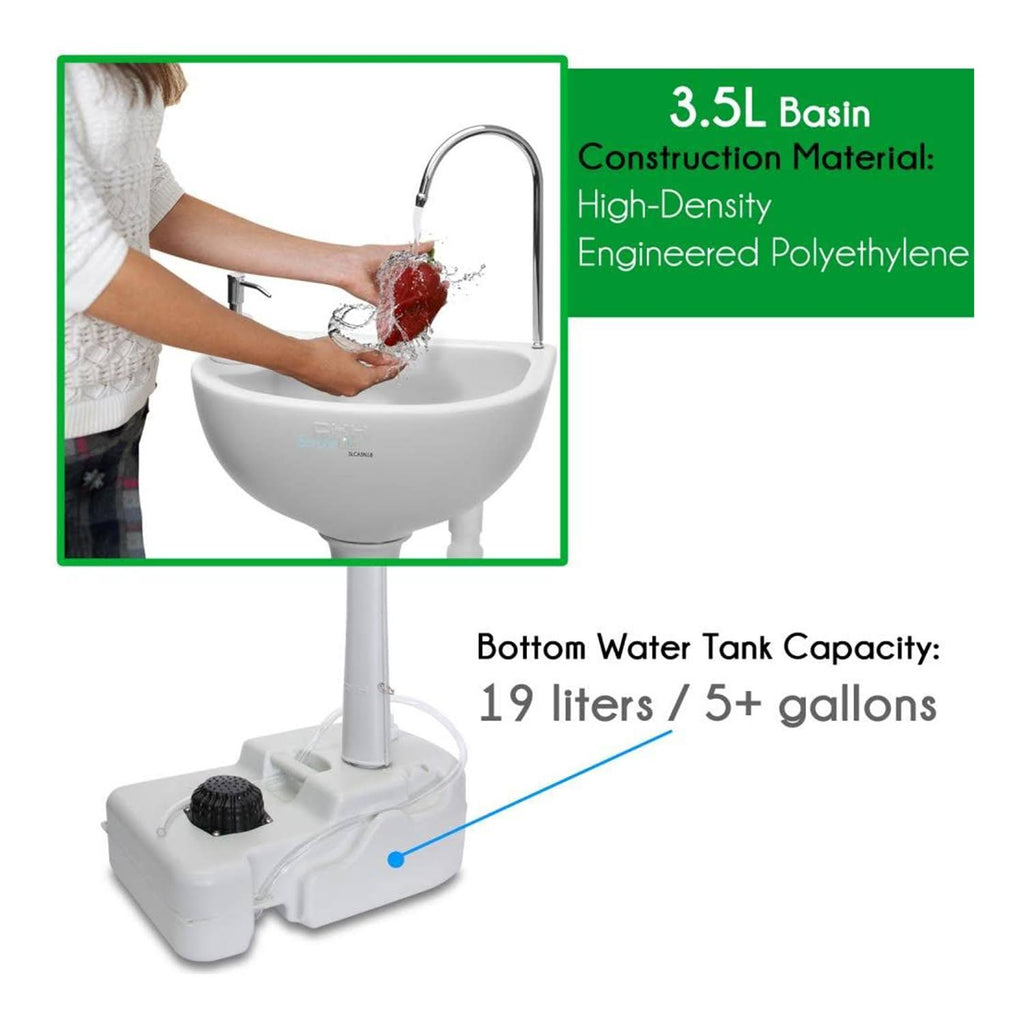 Portable Hand Wash Sink Stand Washing Stations (4 Pack) E9091