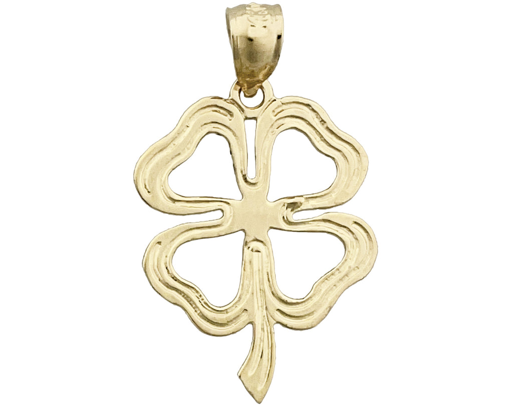 14K Gold Four Leaf Clover Charm P924637