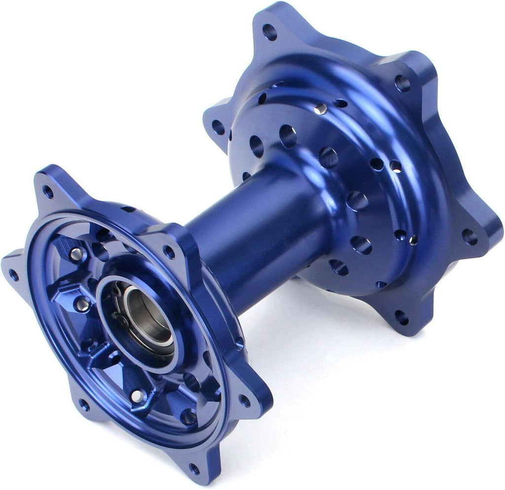 17" X 4.25" Supermoto Rear Complete Wheel Set Rim Spokes Blue Hub T47187