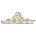 Distressed White Wooden Wall Decor W527494