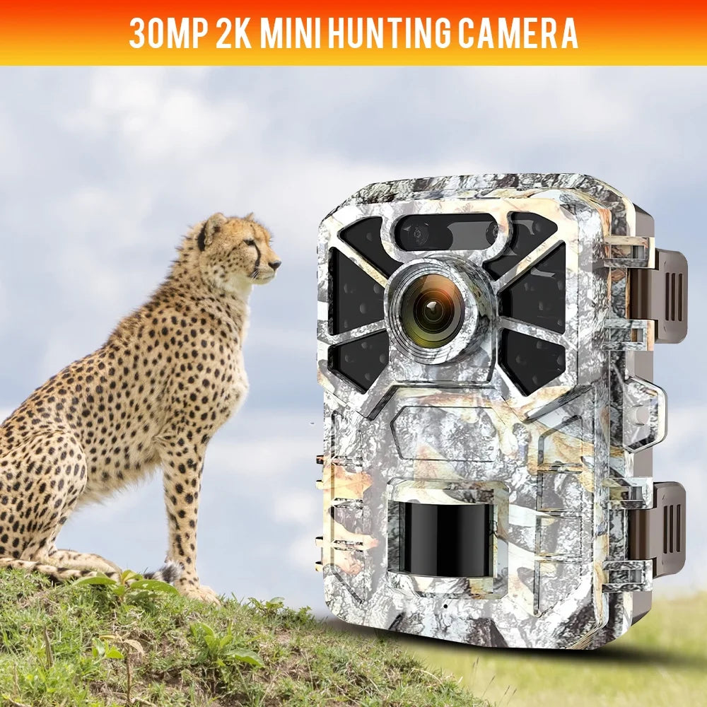 30MP 2K Infrared Night Vision Waterproof Trail Camera with 120° Wide Angle Lens H3039