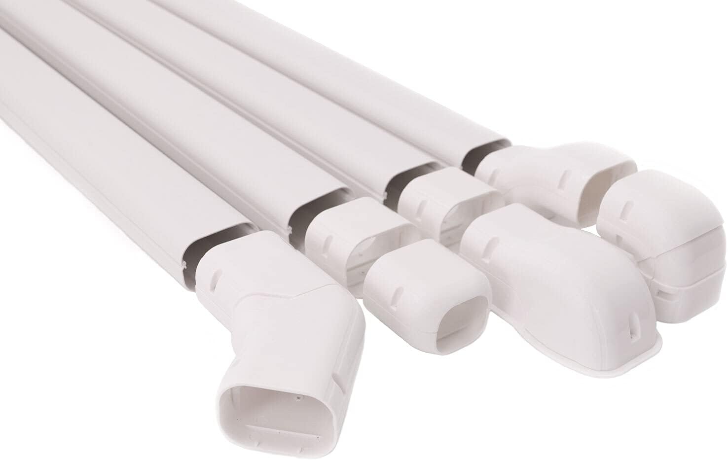 Beige PVC Decorative Line Cover Set for Ductless Mini Split Air Conditioners O38119