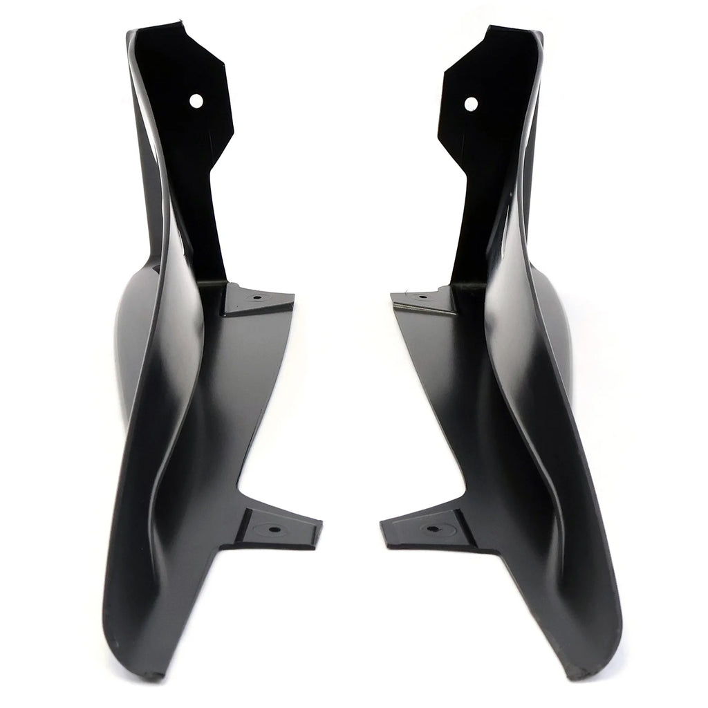 Unpainted Black ABS Side Skirt Spats 2Pieces Z941648