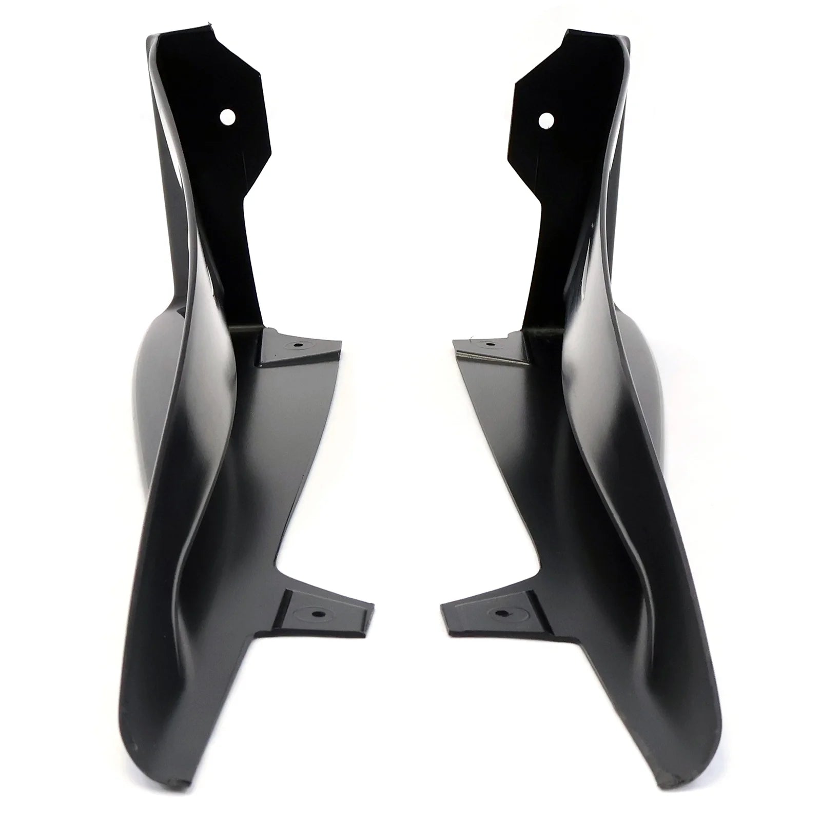Unpainted Black ABS Side Skirt Spats 2Pieces Z941648