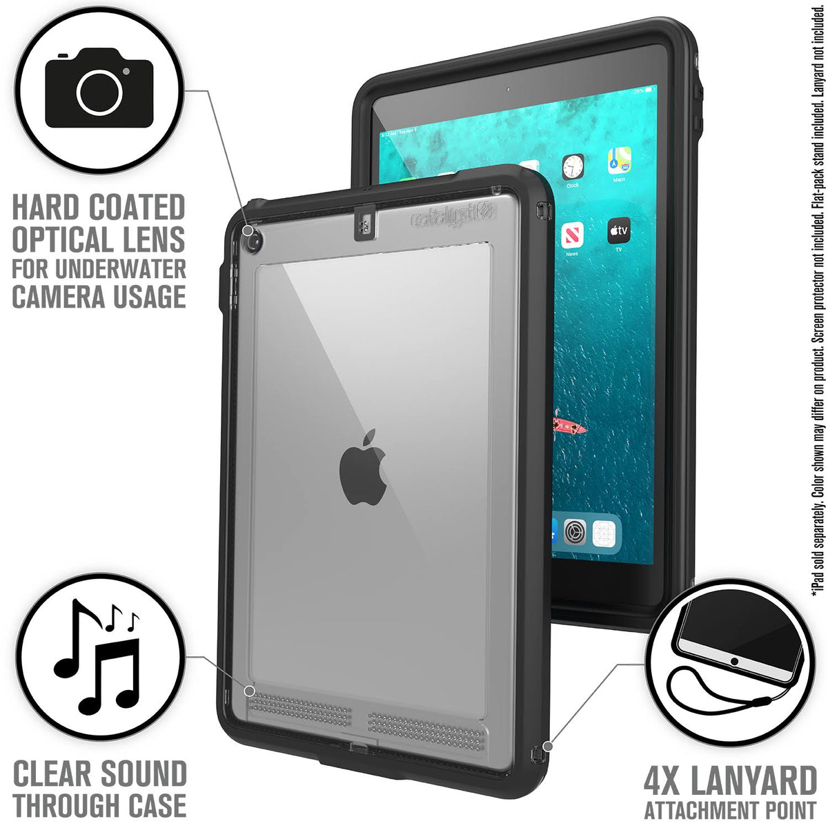 Black Waterproof Case for iPad 10.2in 7th Gen E95714