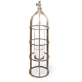 Gold Metal Candle Holder Lantern Q40957