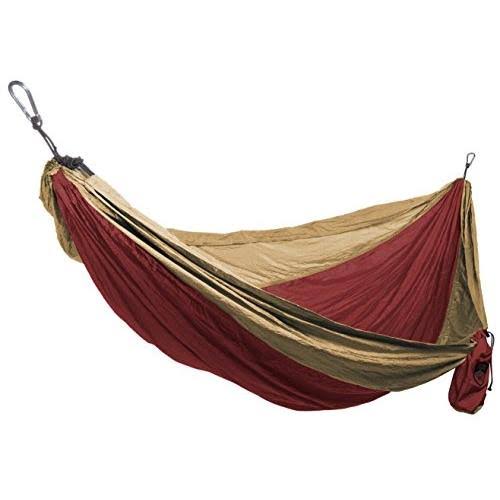Double Parachute Nylon Hammock with Carabiners and Hanging Kit N849262