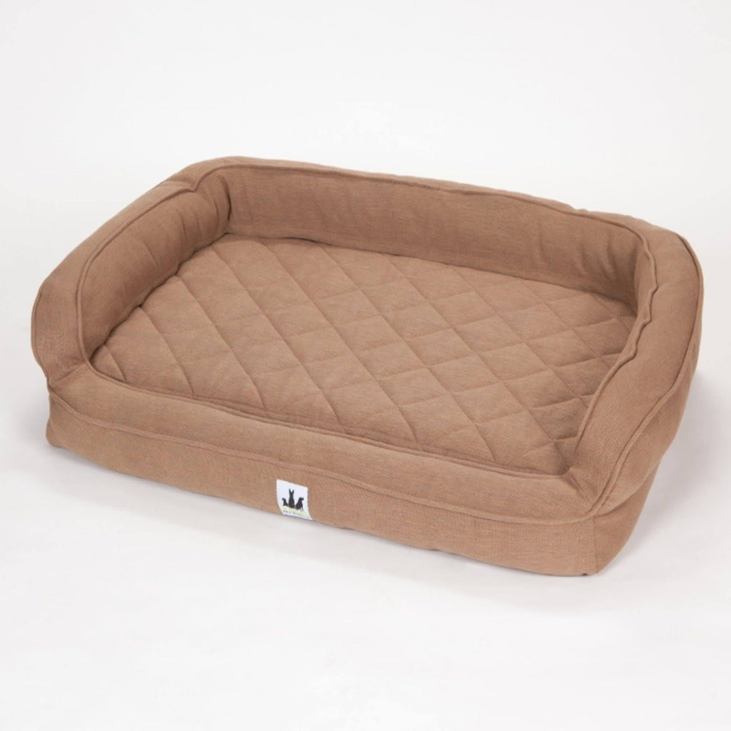 Brown Memory Foam Dog Bed R1843
