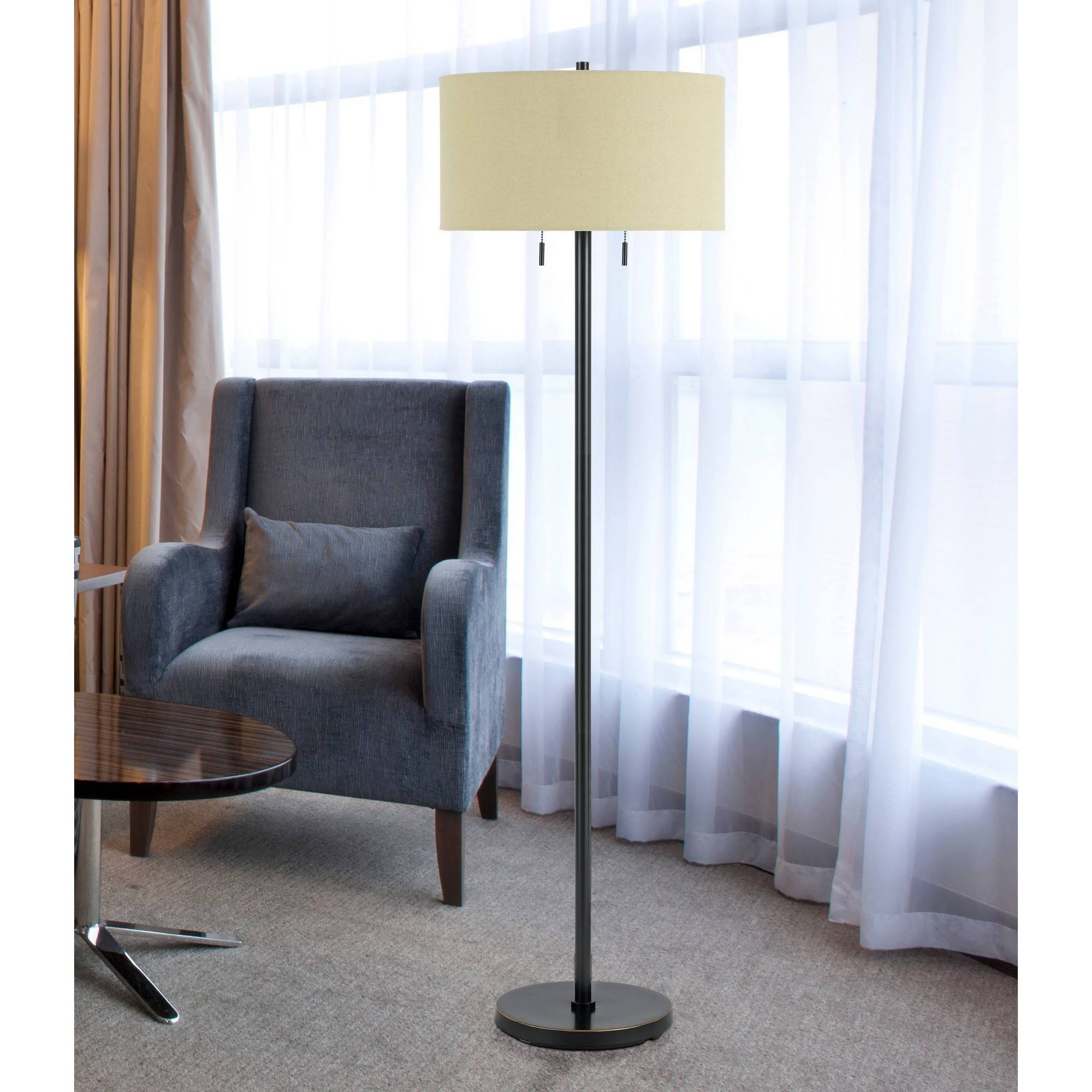 Dark Bronze Metal Floor Lamp J77218