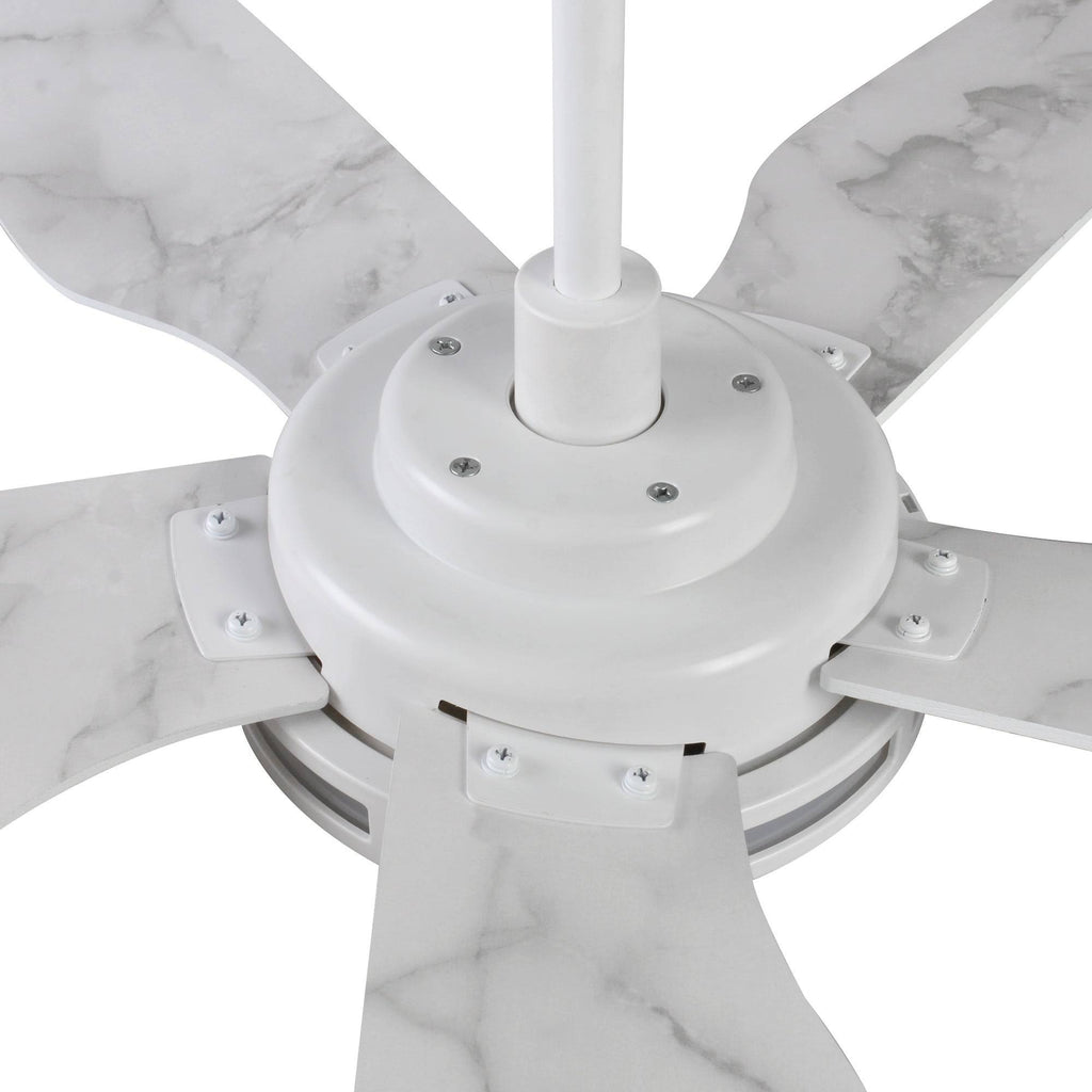 Dark Brown Smart Ceiling Fan with Dimmable LED Light and Remote H57774
