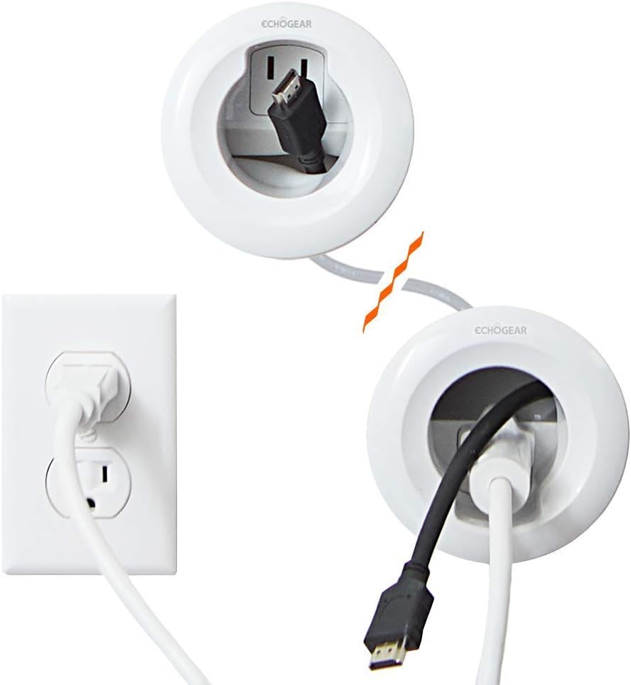 Cable Concealer Kit with Power and Low Voltage Cable Management L78042