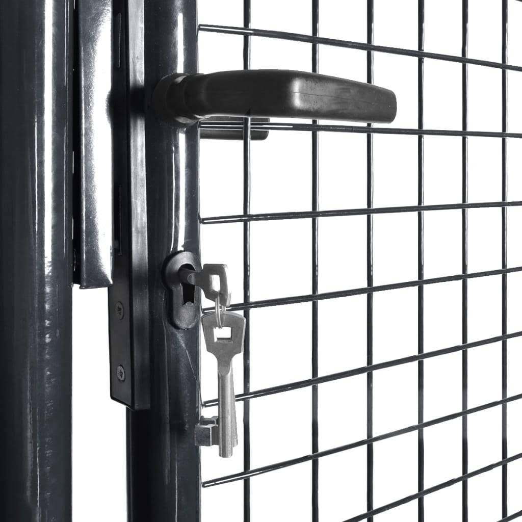 Galvanised Steel Mesh Garden Gate H83665