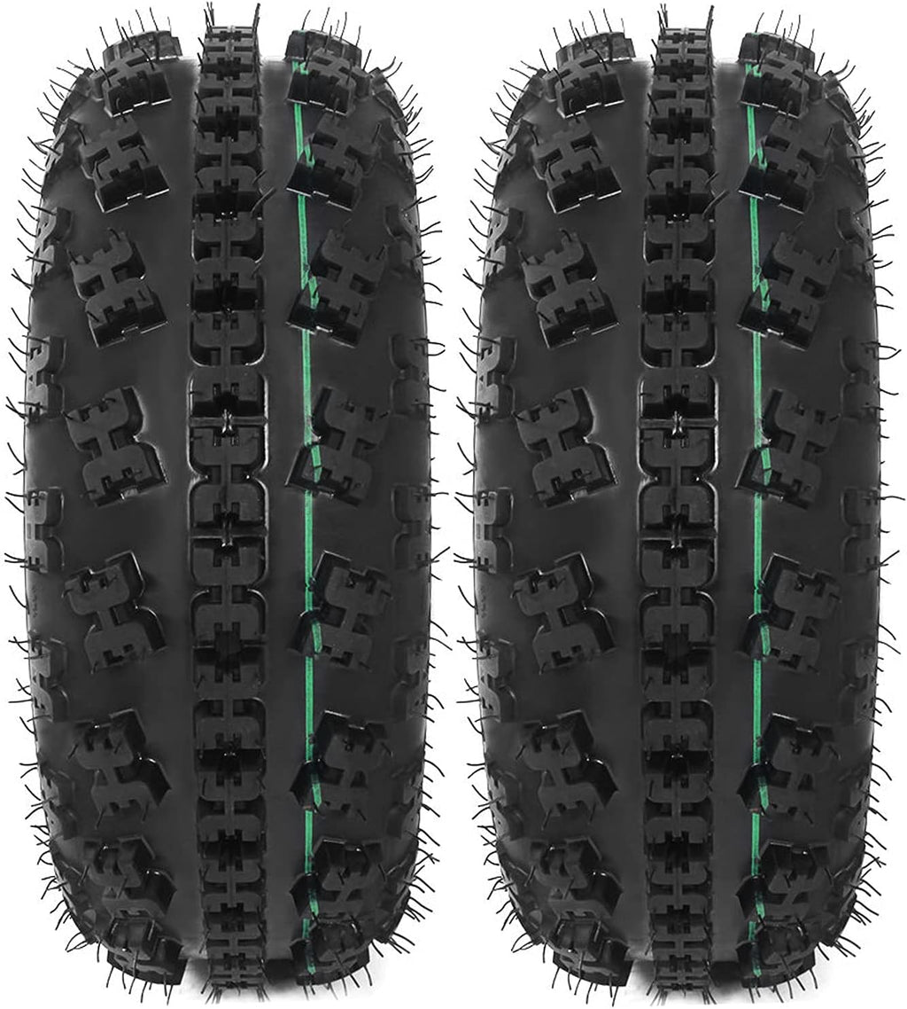 Complete Set of 4 ATV UTV Tires 21x7-10 Front & 20x10-9 Rear 4 PR Tubeless All-Terrain Tires E57328